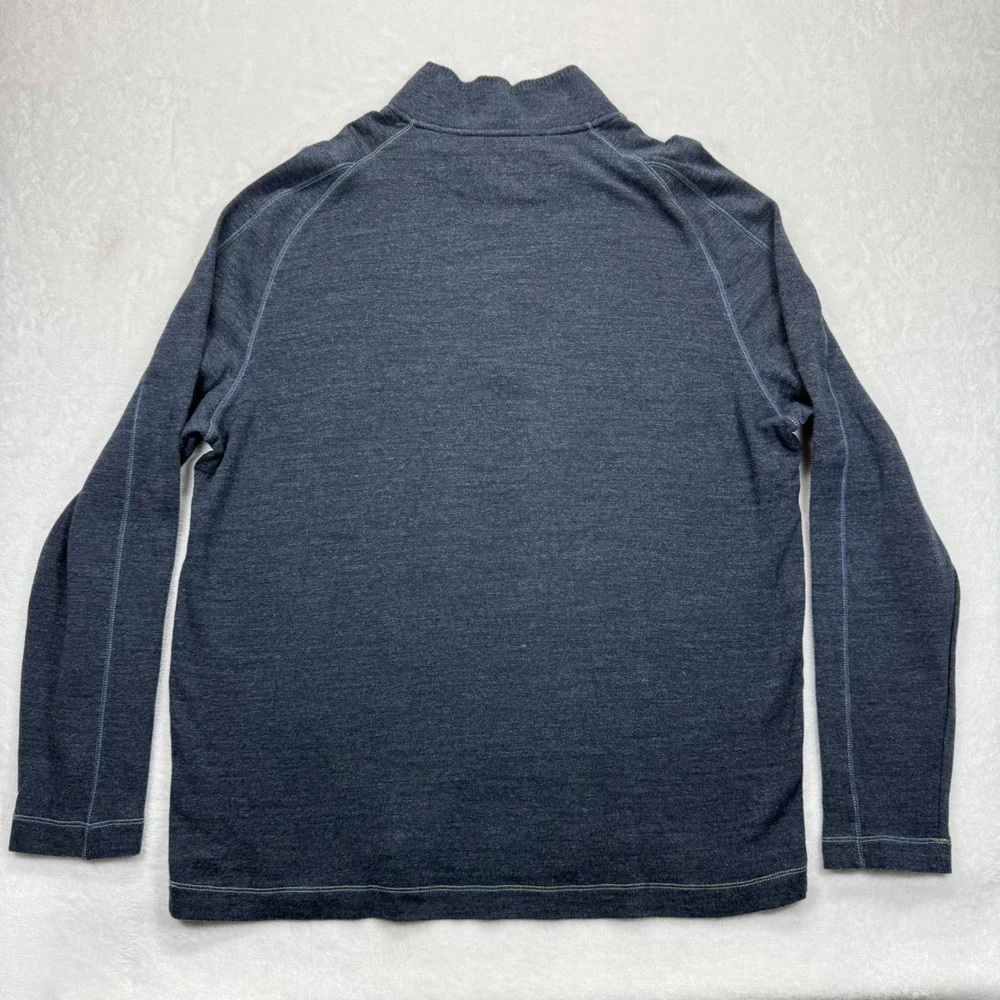 Robert Graham Quarter Zip Pullover Sweater‎ Knit Long Sleeve Casual XL